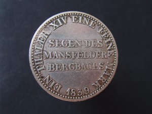 1 талер 1839 г., Пруссия.