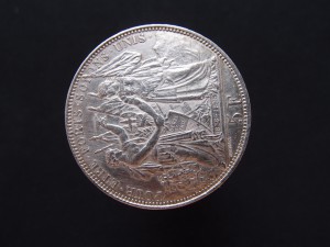 5 франков 1876 г. Лозанна Швейцария.