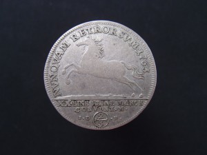 1 талер 1765 г. Немецкие штаты Брауншвейг-Вольфенбюттель.