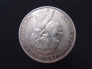 1 талер 1860 г. Ольденбург.