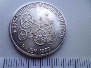 Серебрянный жетон. Германия. HAGEN 1992 год.