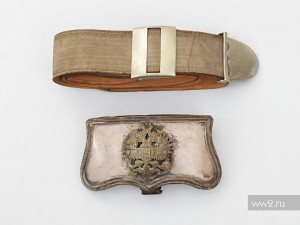 Герб на ф.о. военных чинов РИА.