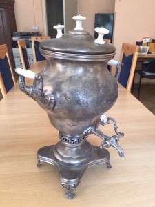 серебряные самовар