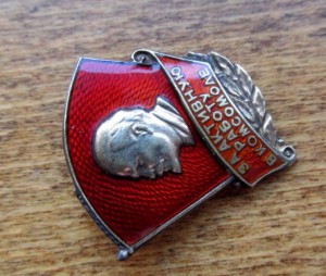 За активную работу в Комсомоле (Посеребренный)