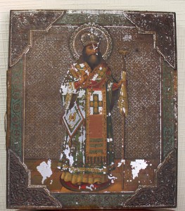 Икона " Феодосий Черниговский ", начало 20 века.