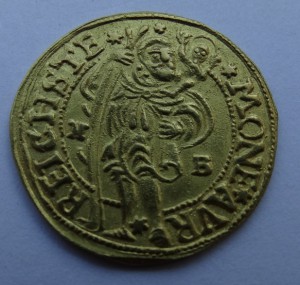 Золотая монета 1522 год