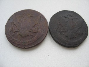 5 коп 1763СПМ и 1766 СПМ