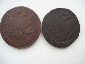 5 коп 1763СПМ и 1766 СПМ