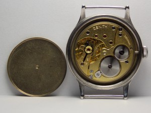 Продам наручный Zenith DH в стали 1942 года (2)