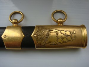 Кортик ВМФ 1951 год в позолоте