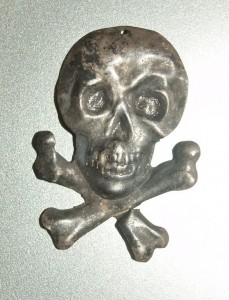 Эмблема с шеврона Белочехов, серебро 1919 г