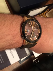золотые/лимитка Ulysse Nardin Executive Dual Time Limited