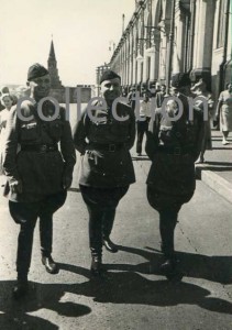 ГСС комбриг С.П.ДЕНИСОВ,комкор П.И.ТИКУР,м-р Н.Ф.БАЛАНОВ.