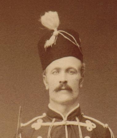 Что за красавец с саблей? Гусар? 1880-е гг.