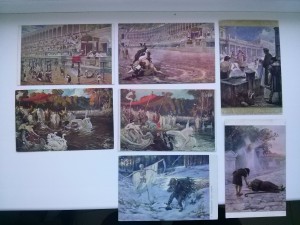 Открытки по темам, есть с золотым обрезом,Кавказкие типы и т