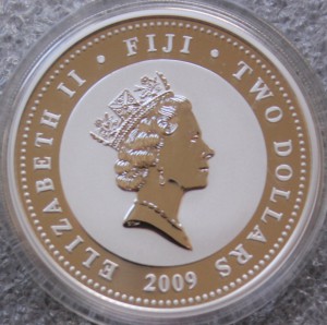 Фиджи 2$ 2009г. 3 Ag монеты Николай II и семья
