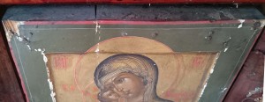 Икона Фёдоровской Богоматери, ковчег, сусалка,