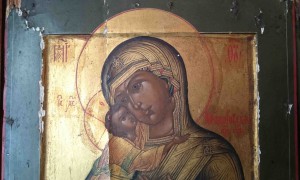Икона Фёдоровской Богоматери, ковчег, сусалка,