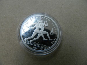 олимпиада платина пруф набор 5 монет