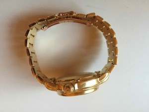 золотые Jaeger LeCoultre 41.5мм с вечником и будильником