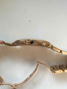 Cartier золотой хронограф на браслете