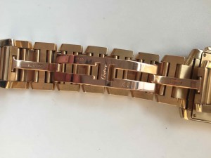 Cartier золотой хронограф на браслете