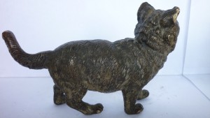 Кот, старая венская бронза