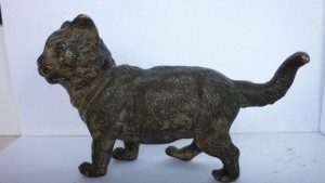 Кот, старая венская бронза