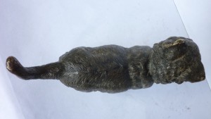 Кот, старая венская бронза