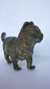 Кот, старая венская бронза