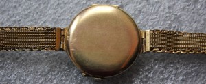 Аu 583 пр. Часы наручные женские с Au браслетом В.Габю №4210