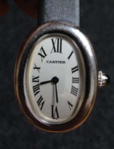 Cartier 18k белое золото