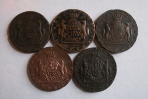 10 копеек 1781 г Сибирь.