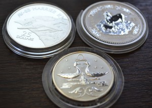 Серебро 3 монеты (были пруф)