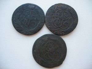 2 коп 1764,1766,1788 ММ