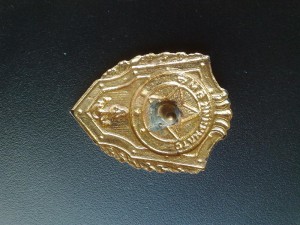 Отличник ВМФ образца 1957-го года, винтовой, с документом.