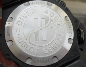 Часы Hublot Diver 4000.