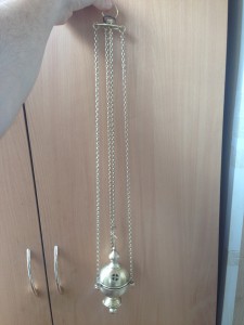 Старинное латунное кадило