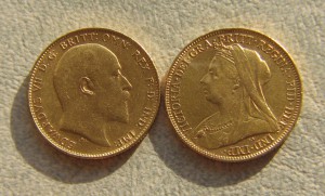 Соверен--2шт.