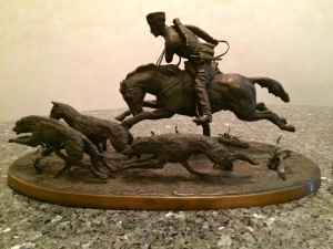 Охота на волков. Подписная.