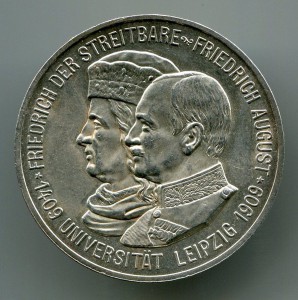 Саксония 5 марок 1909