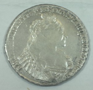 Рубль 1737г