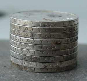 Полтинники 1924 года ТР, 9 шт.