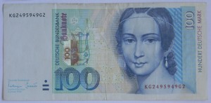 100 марок 1996 год ФРГ