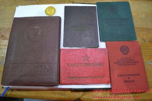 Золотая медаль и диплом за окончание Военного института