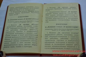 Золотая медаль и диплом за окончание Военного института