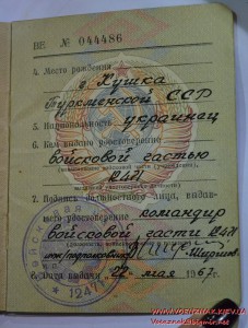 Золотая медаль и диплом за окончание Военного института