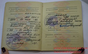 Золотая медаль и диплом за окончание Военного института