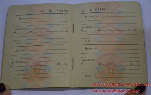 Золотая медаль и диплом за окончание Военного института