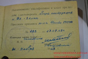 Золотая медаль и диплом за окончание Военного института